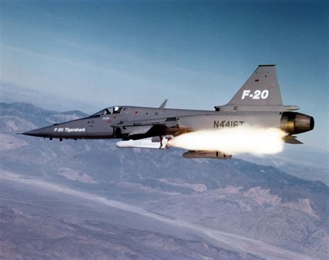 F-20 Fighter Jet in flight